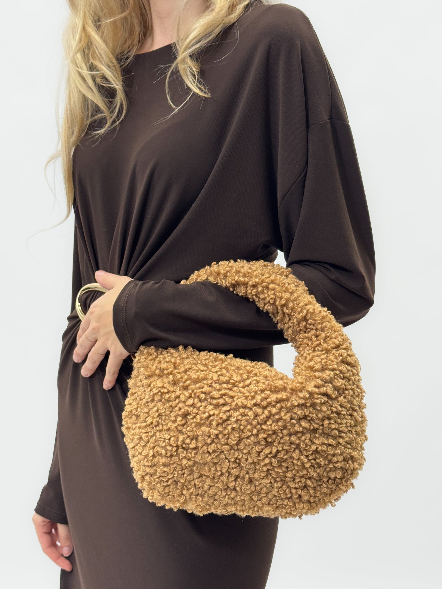 Sac à bandoulière en Teddy