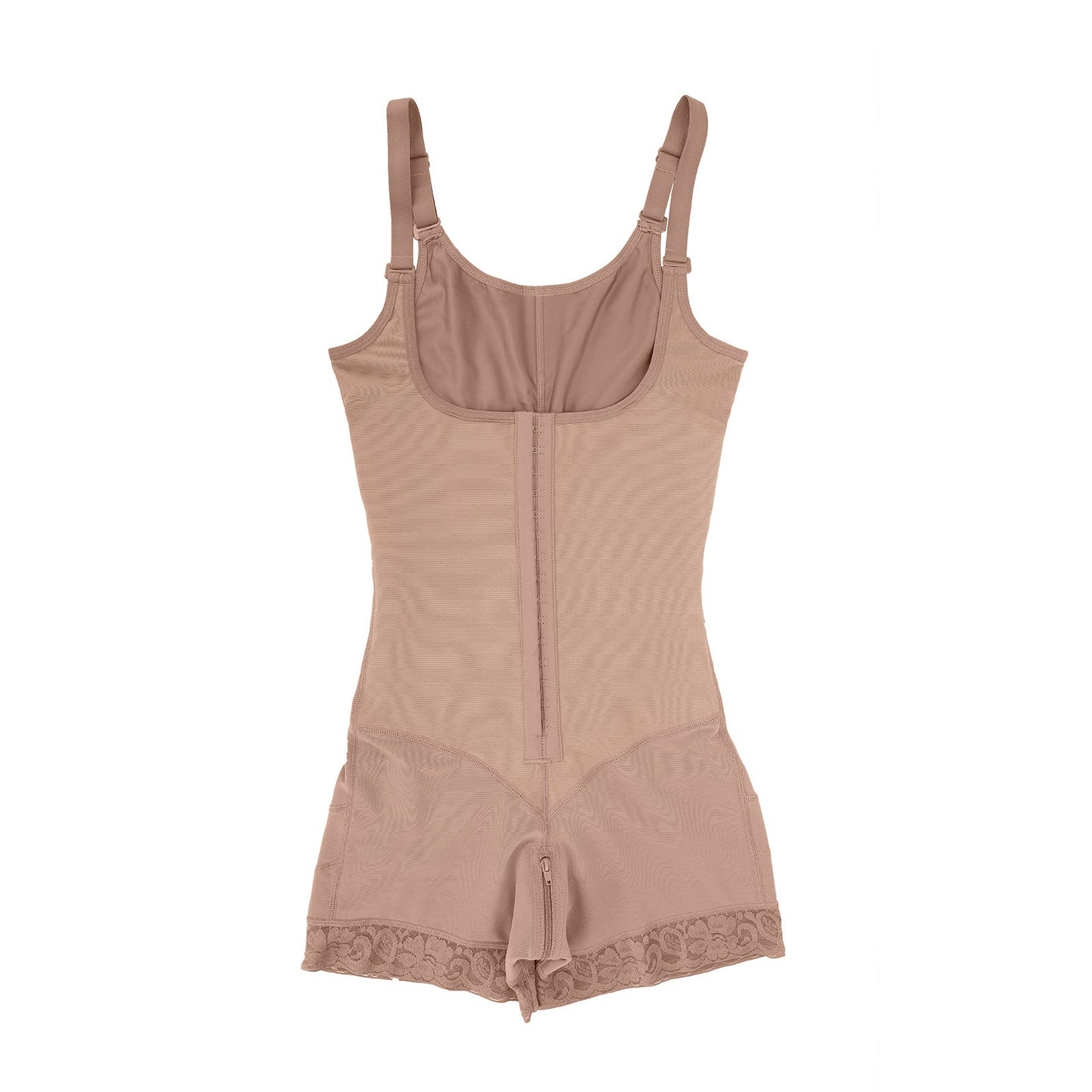 Felicia Short Powernet® - Body en Latex Aéré avec Poitrine Ouverte, Contrôle du Ventre et Compression Solide.
