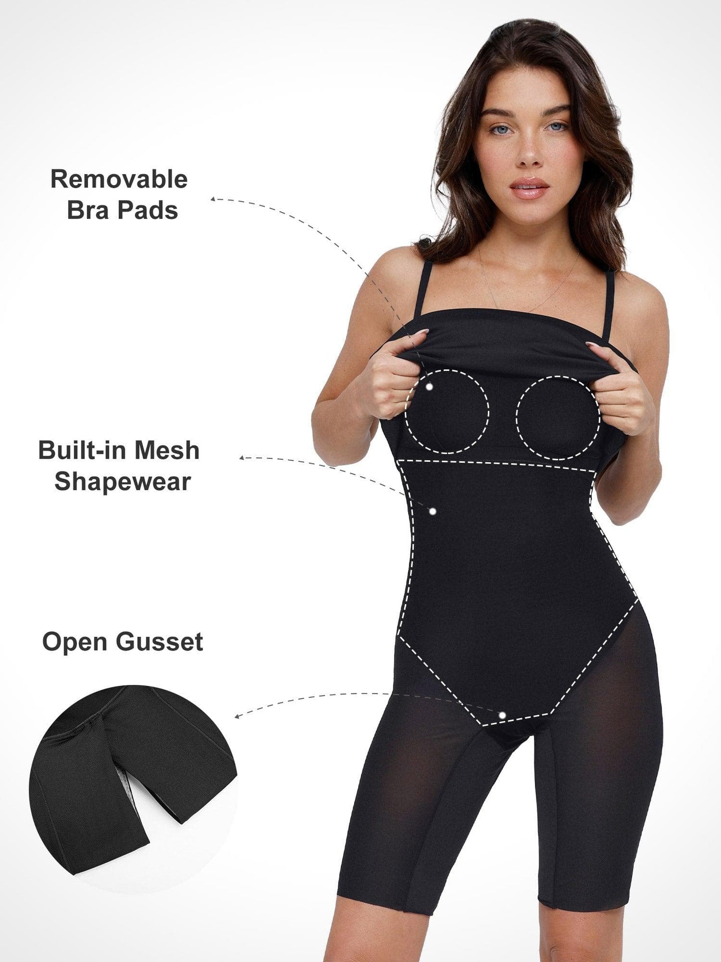 Robe Tube Midi Slimming Bluetag Cooling Shapewear