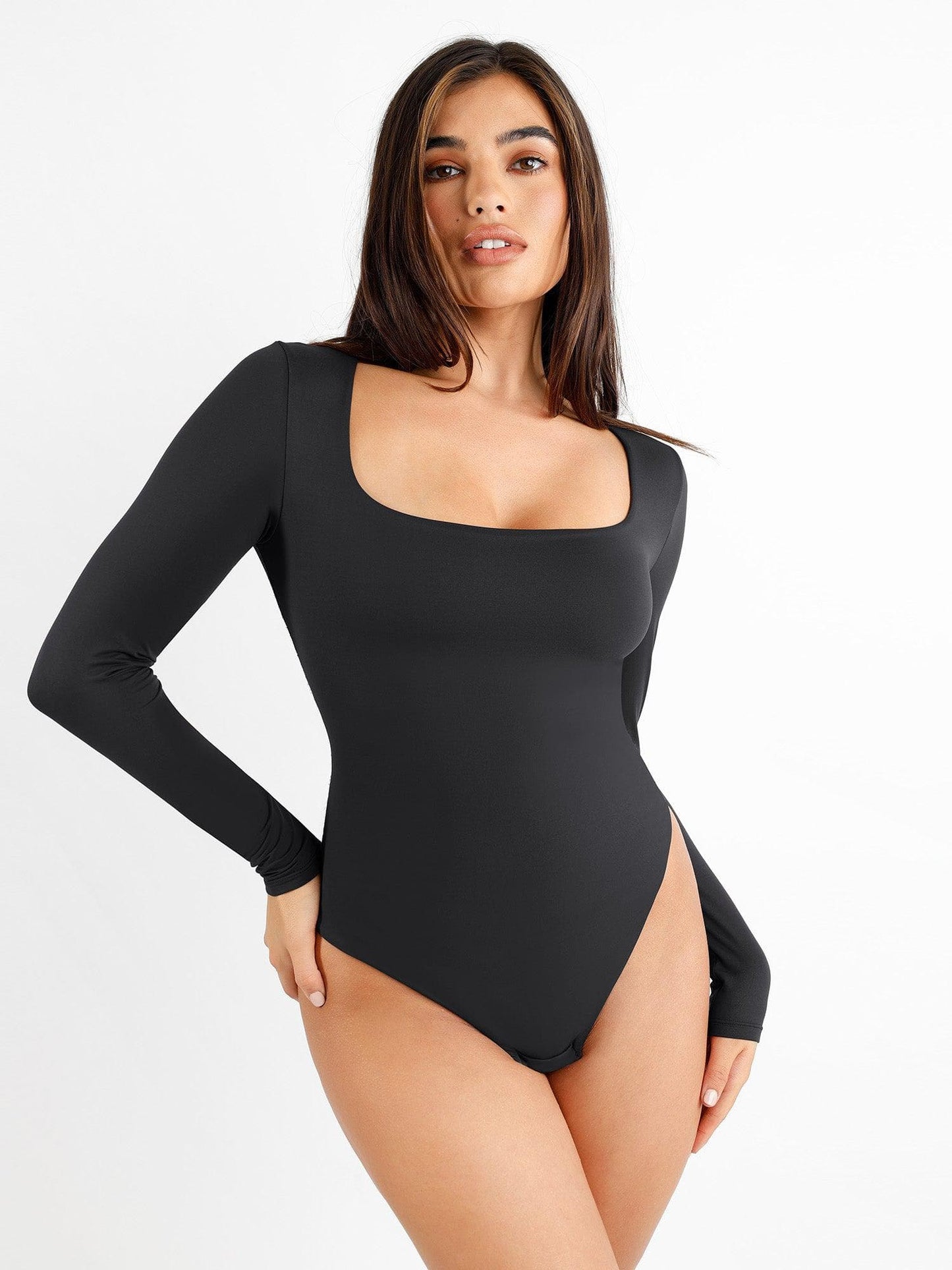 Body sans couture à manches longues Shapewear Cloudsense