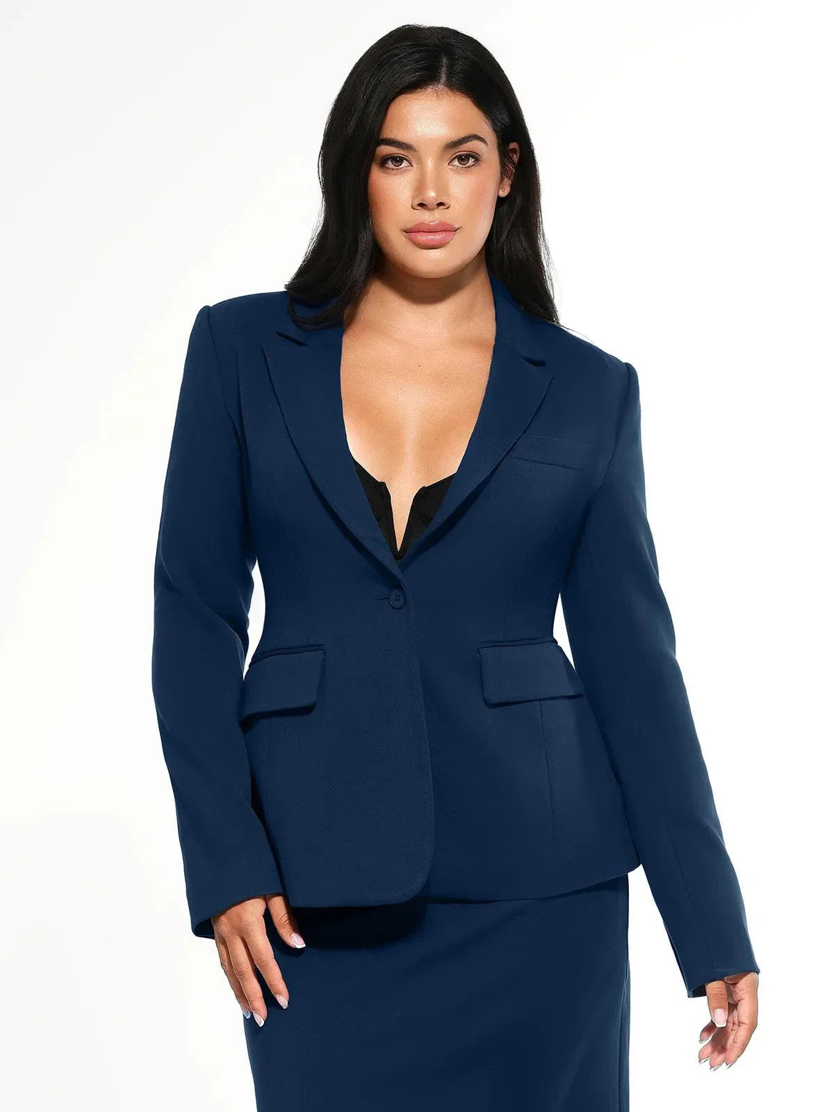 Blazer Ajusté Sculptant