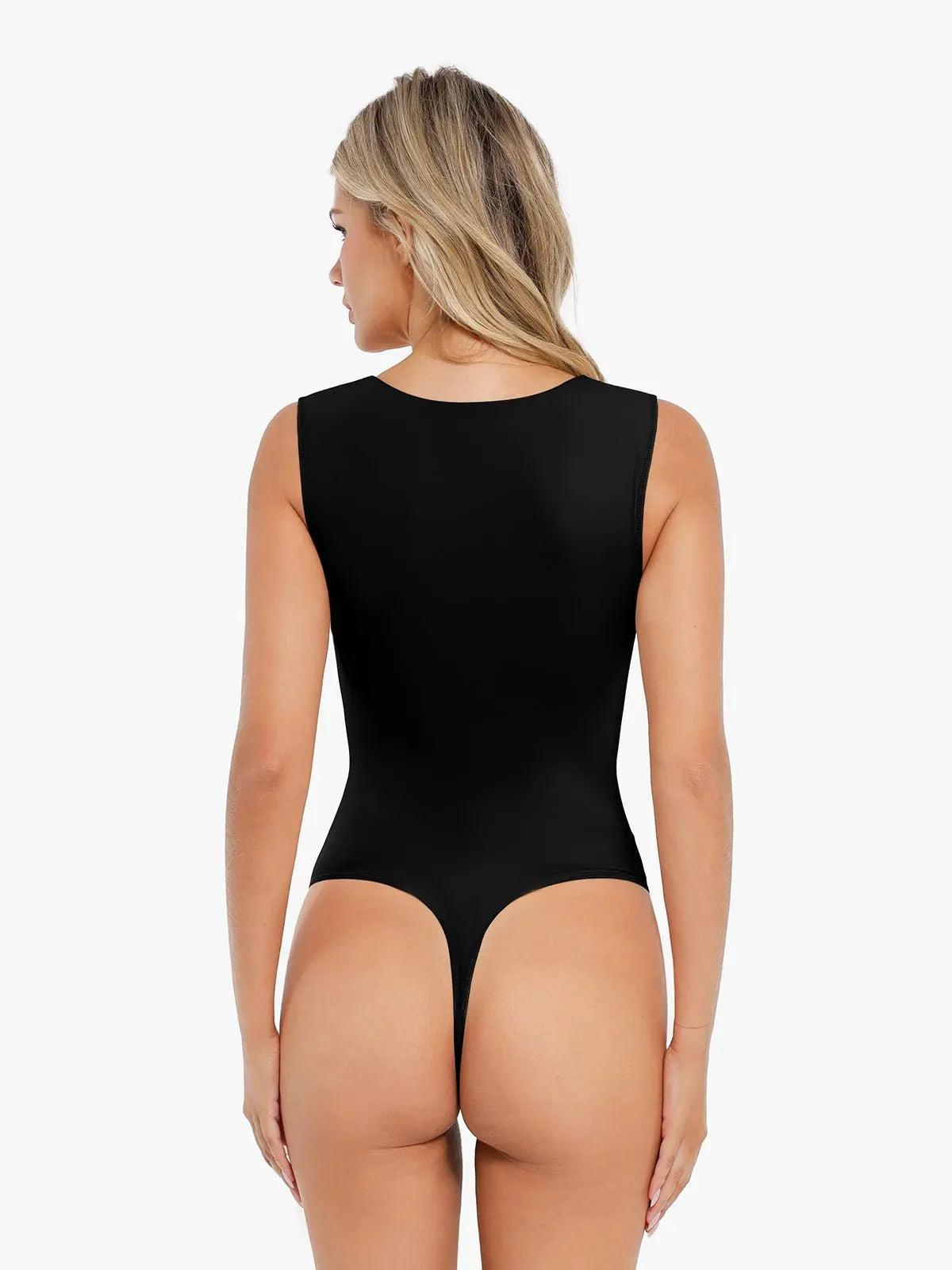 Body sans manches à col carré Shapewear Cloudsense