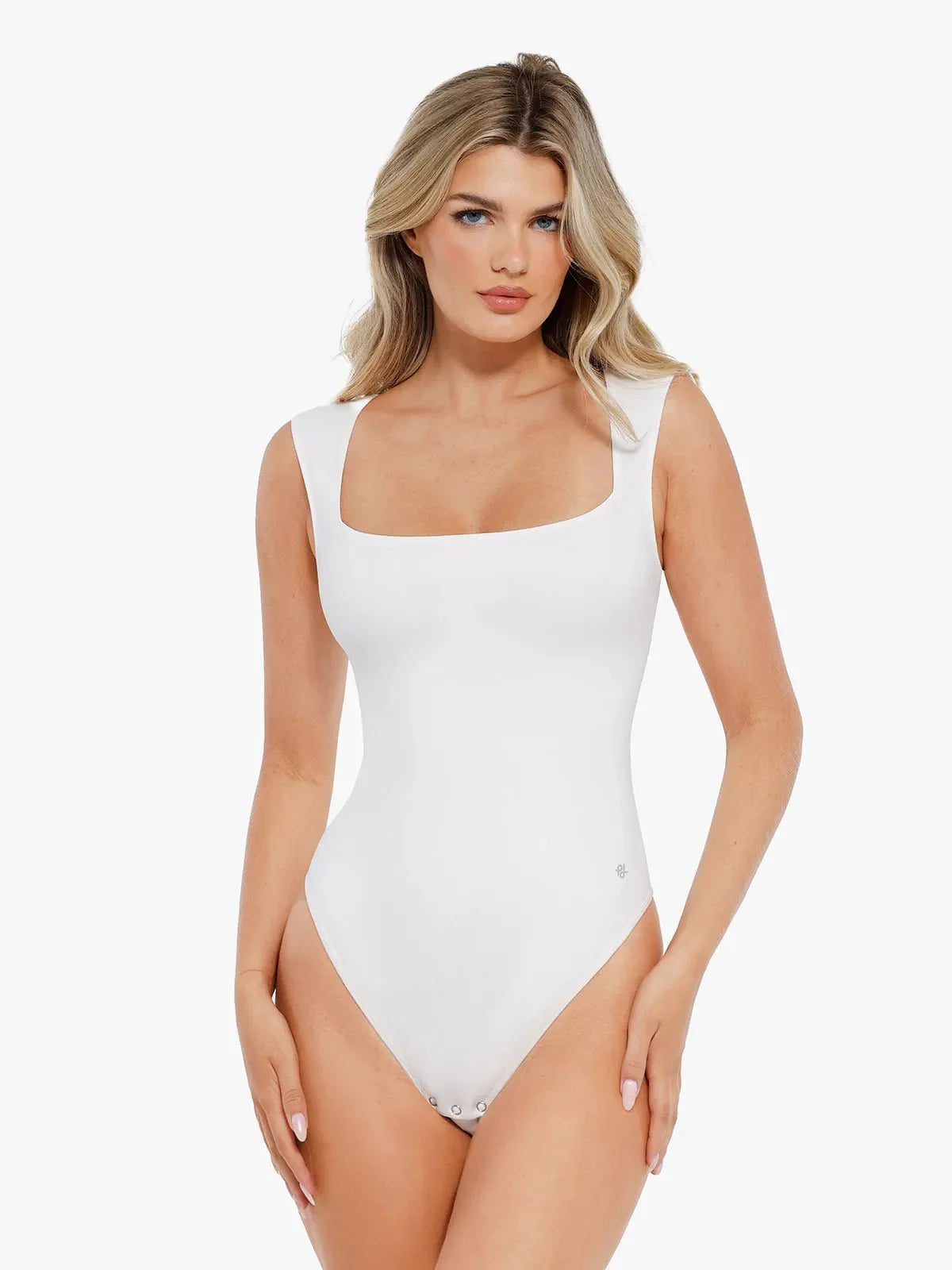 Body sans manches à col carré Shapewear Cloudsense