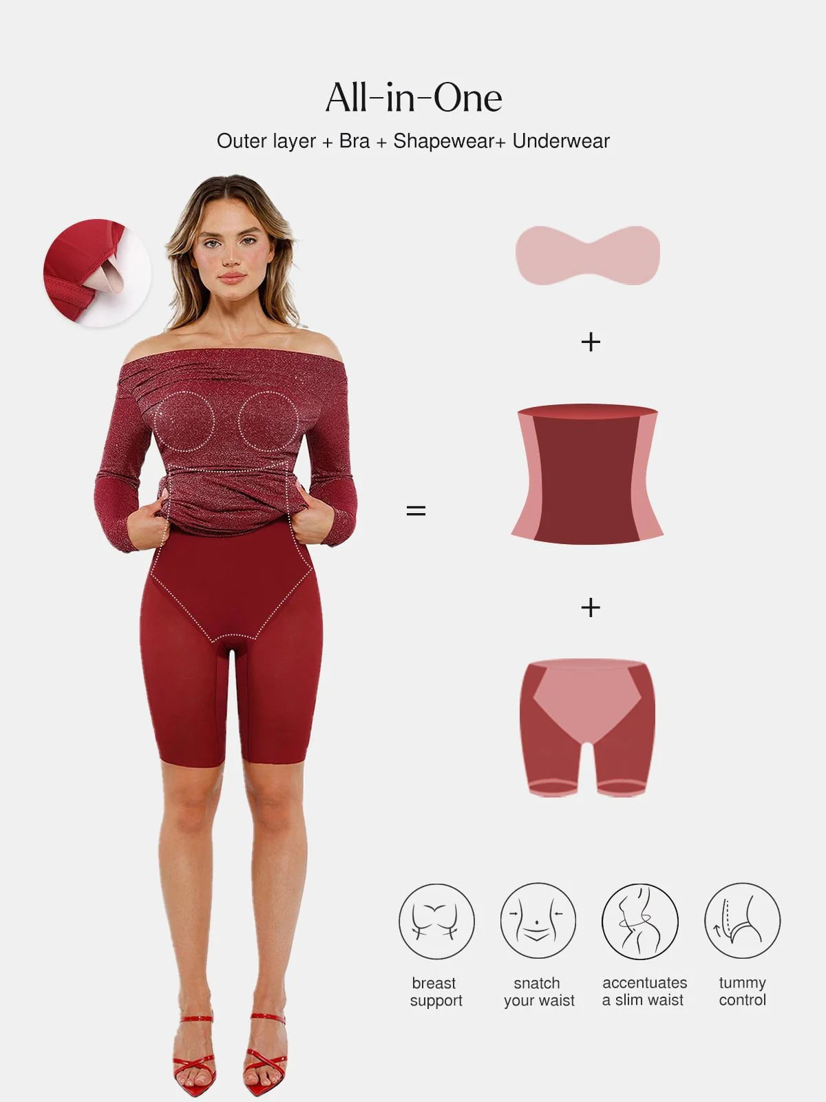 Robe Maxi Sirène Slim à Manches Longues en Maille Métallique Shapewear