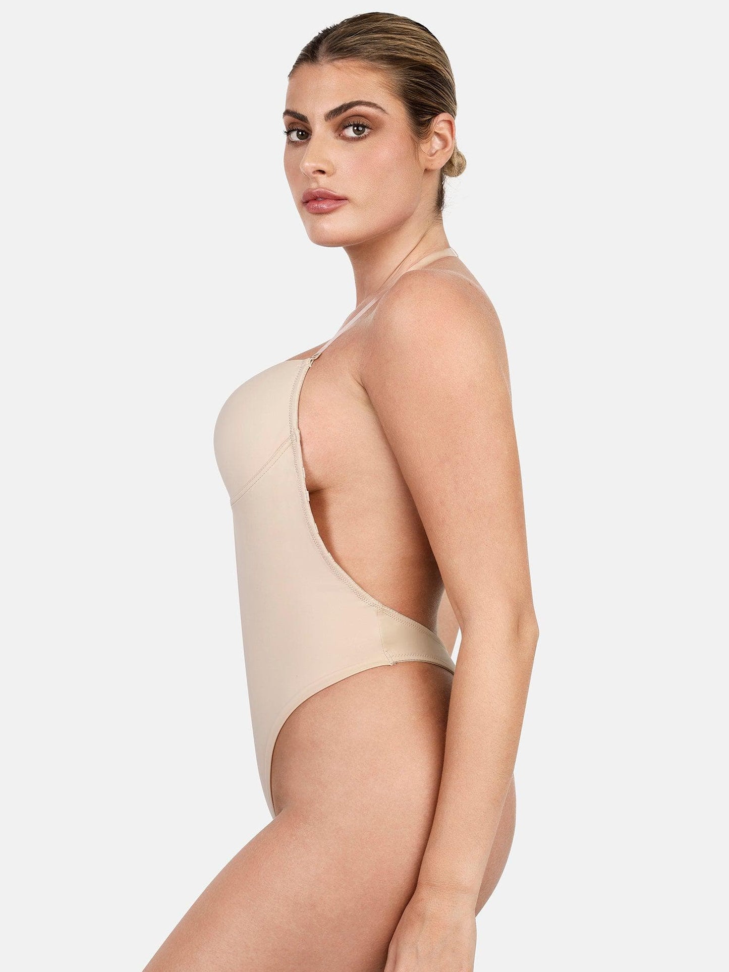 Body sans manches sculptant dos nu