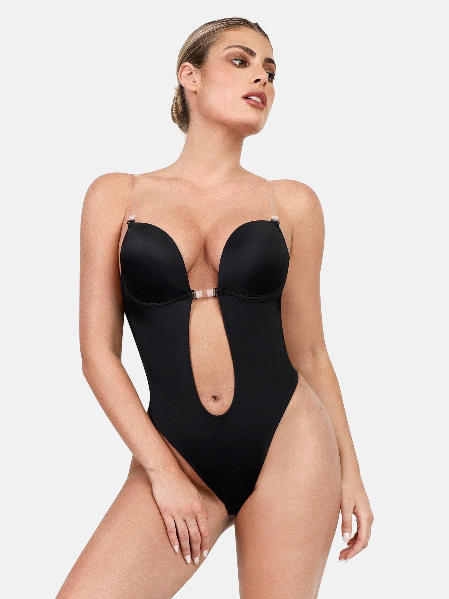 Body sans manches sculptant dos nu