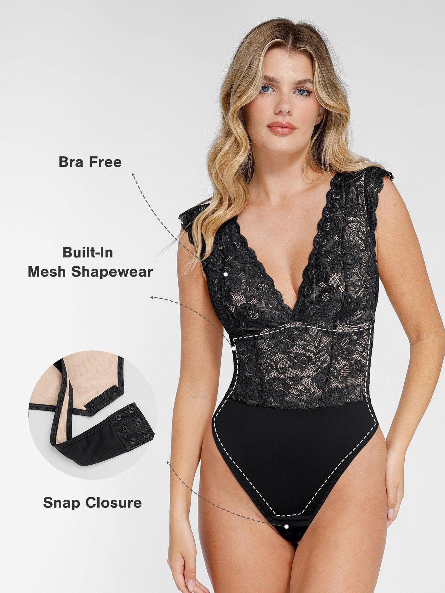 Body sculptant en dentelle ou jupe midi ou boléro