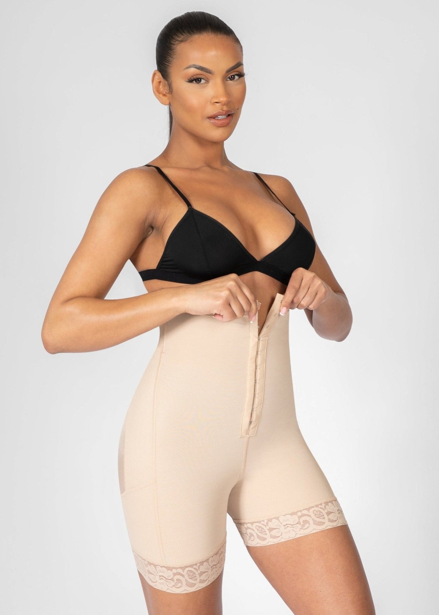 Valentina - Body Shapewear Avec Crochets - Sans Bretelles