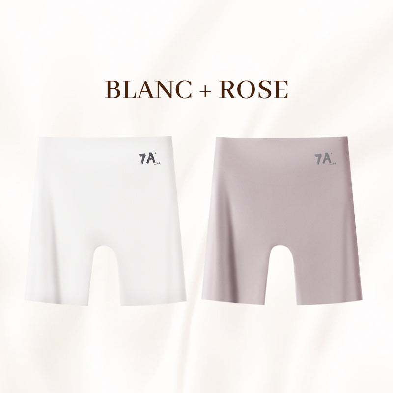 Sous-vêtements féminins taille haute en soie glacée avec contrôle de l'abdomen Hip-lifting