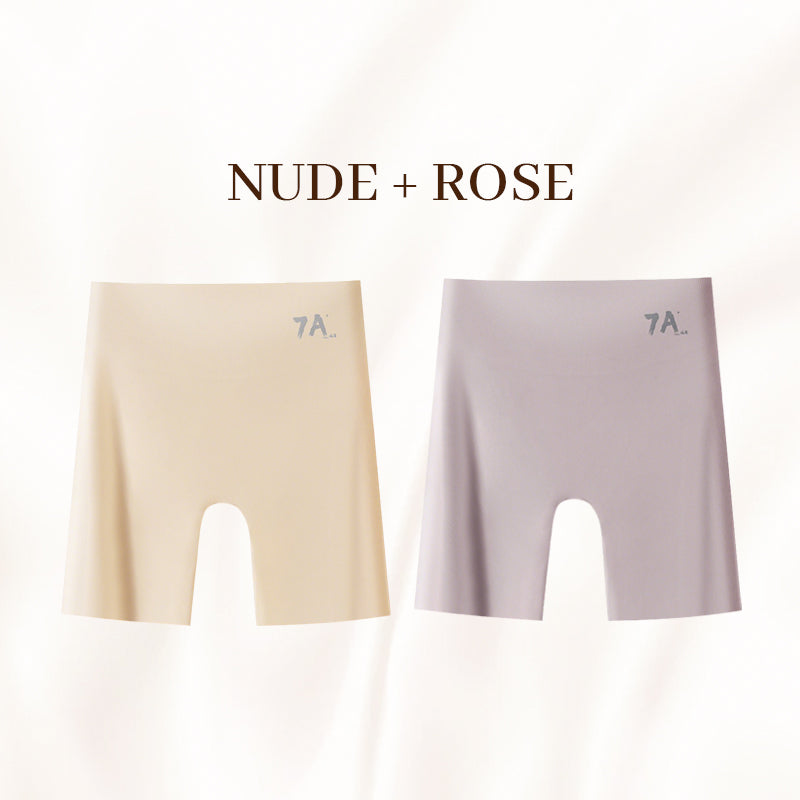 🏆Sous-vêtements féminins taille haute en soie glacée avec contrôle de l'abdomen Hip-lifting👑🌿