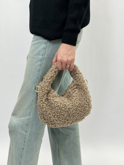 Sac à bandoulière en Teddy