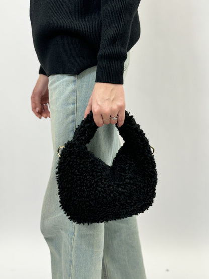 Sac à bandoulière en Teddy