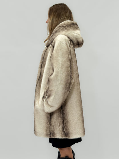 Pelliccia synthétique premium avec fermetures bijoux