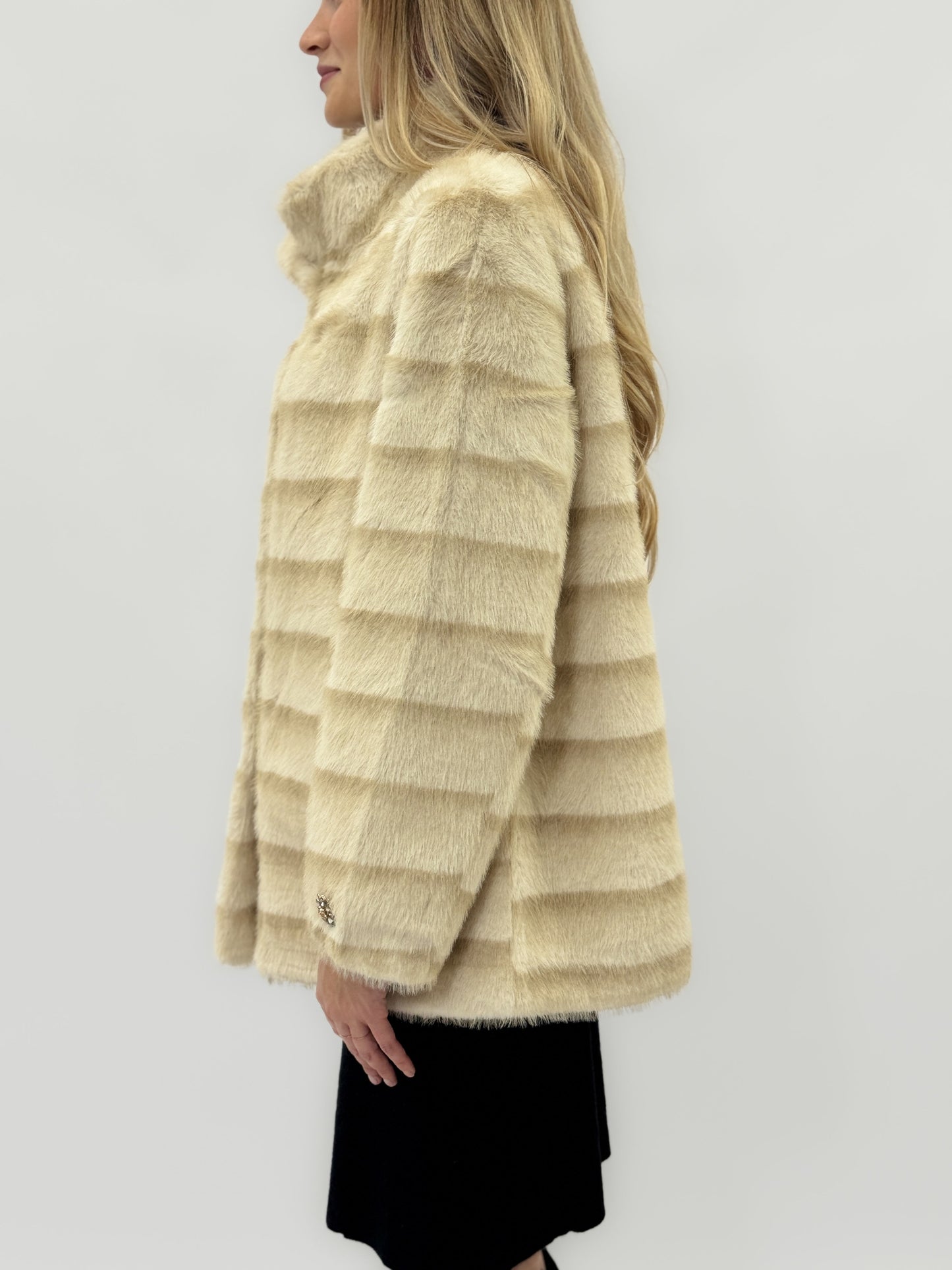 Veste en fausse fourrure effet vison - Aurora