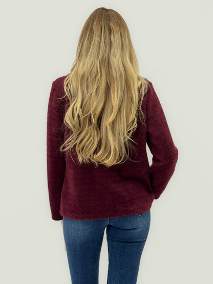 Veste douce à col chinois