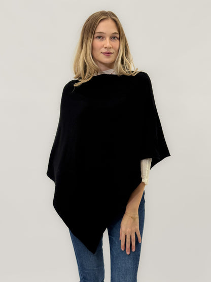 Poncho basique en maille