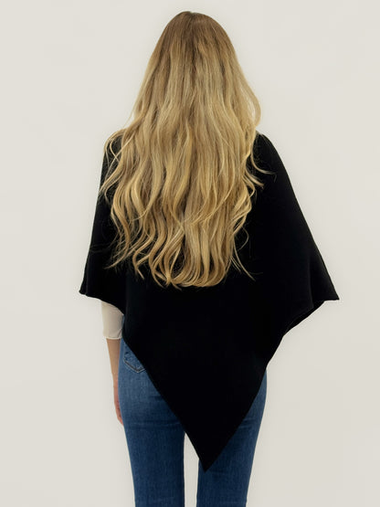 Poncho basique en maille