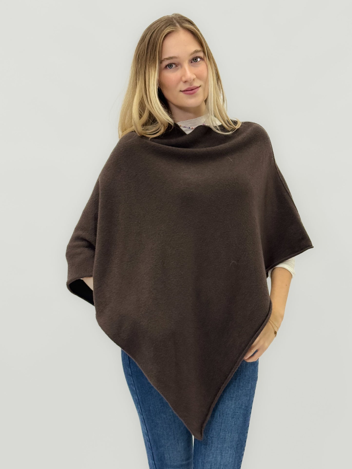 Poncho basique en maille