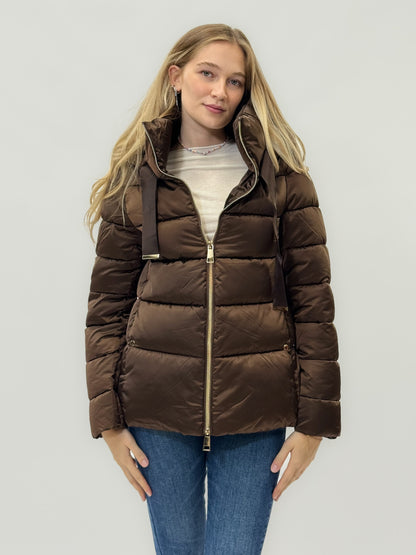 Doudoune premium avec détails dorés