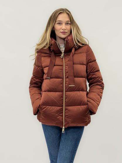 Doudoune premium avec détails dorés