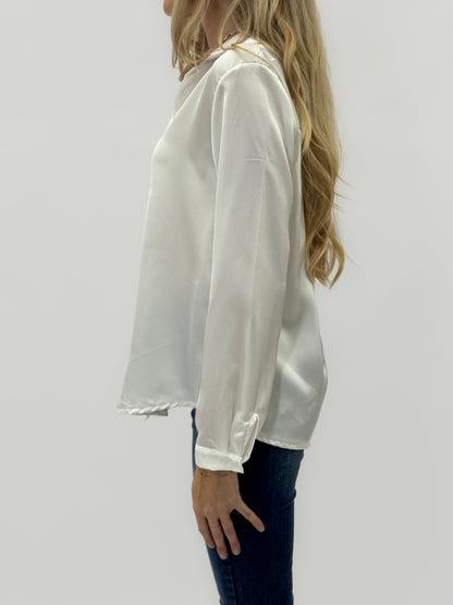 Chemise satinée effet soie