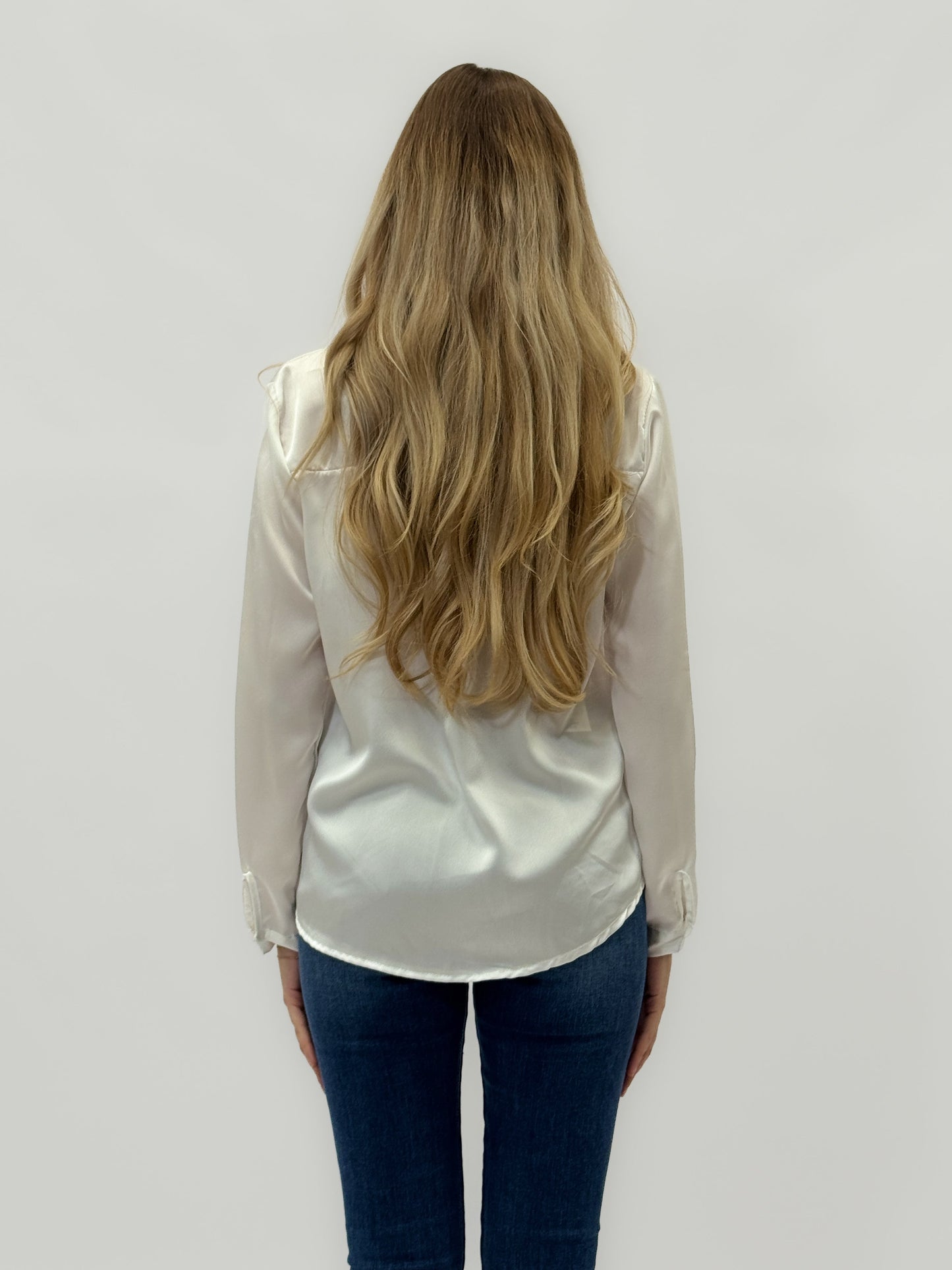 Chemise satinée effet soie