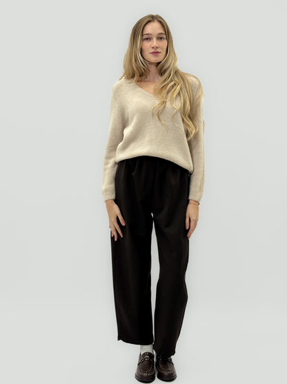 Pantalons amples avec taille élastique