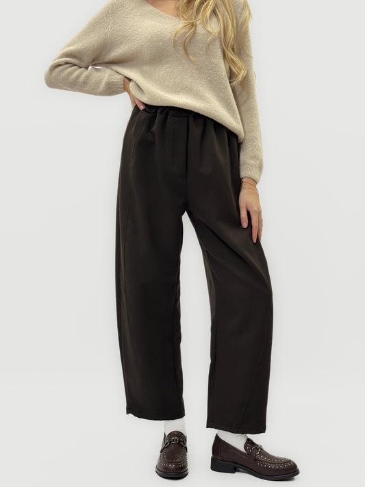 Pantalons amples avec taille élastique