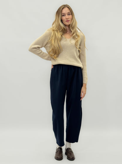 Pantalons amples avec taille élastique