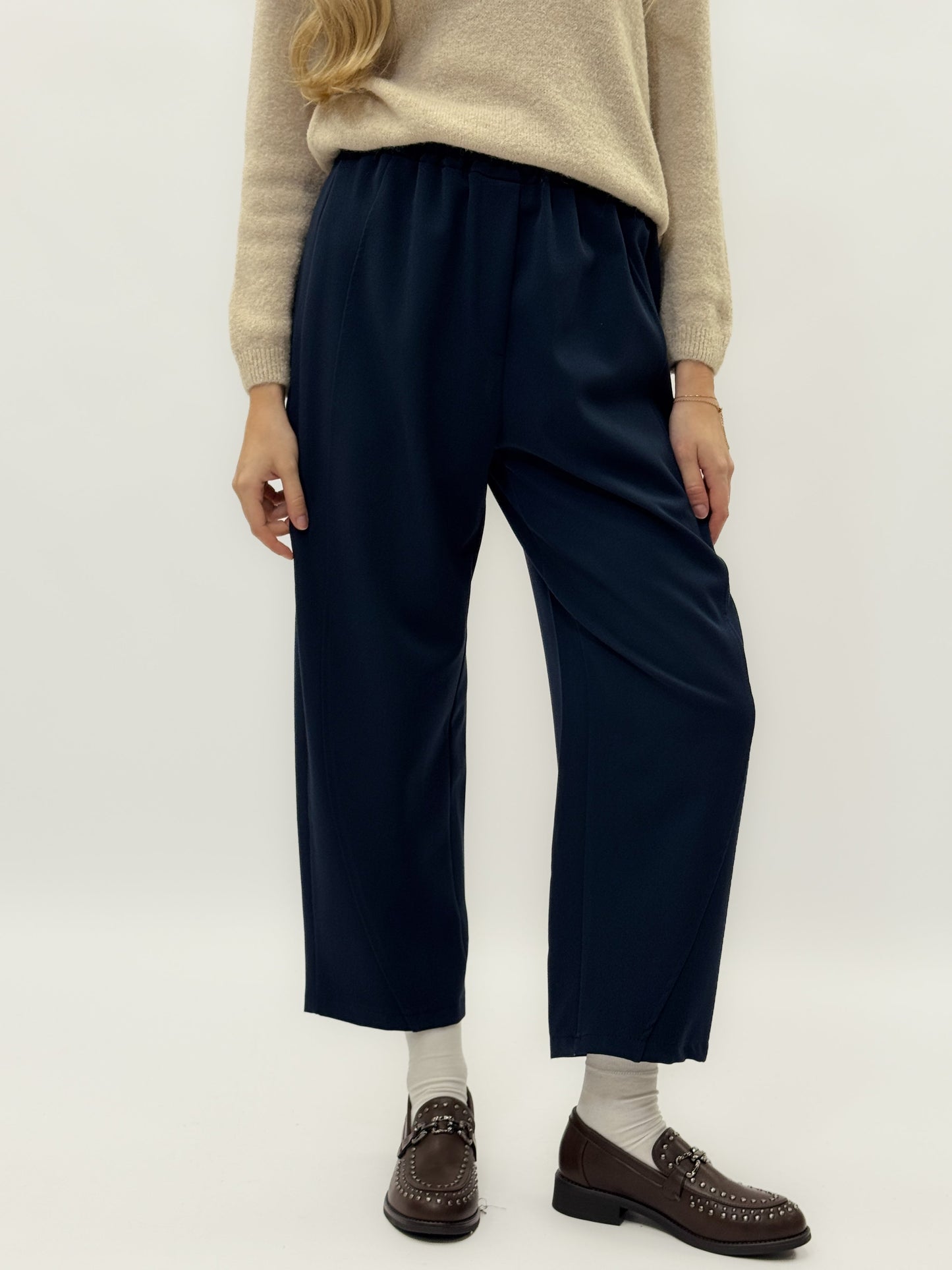 Pantalons amples avec taille élastique