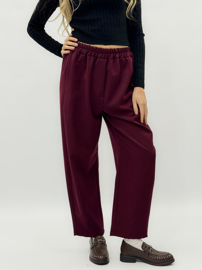 Pantalons amples avec taille élastique