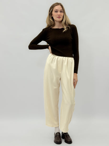 Pantalons amples avec taille élastique