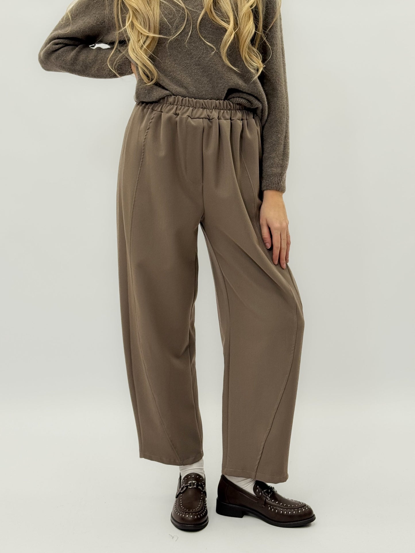 Pantalons amples avec taille élastique