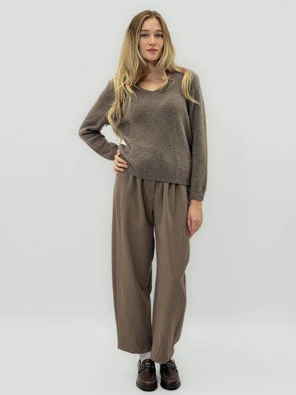 Pantalons amples avec taille élastique