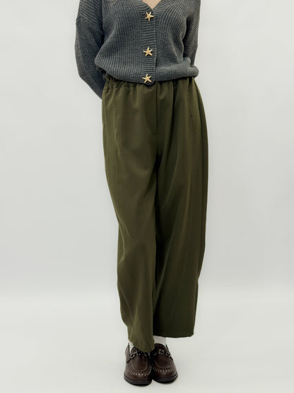 Pantalons amples avec taille élastique