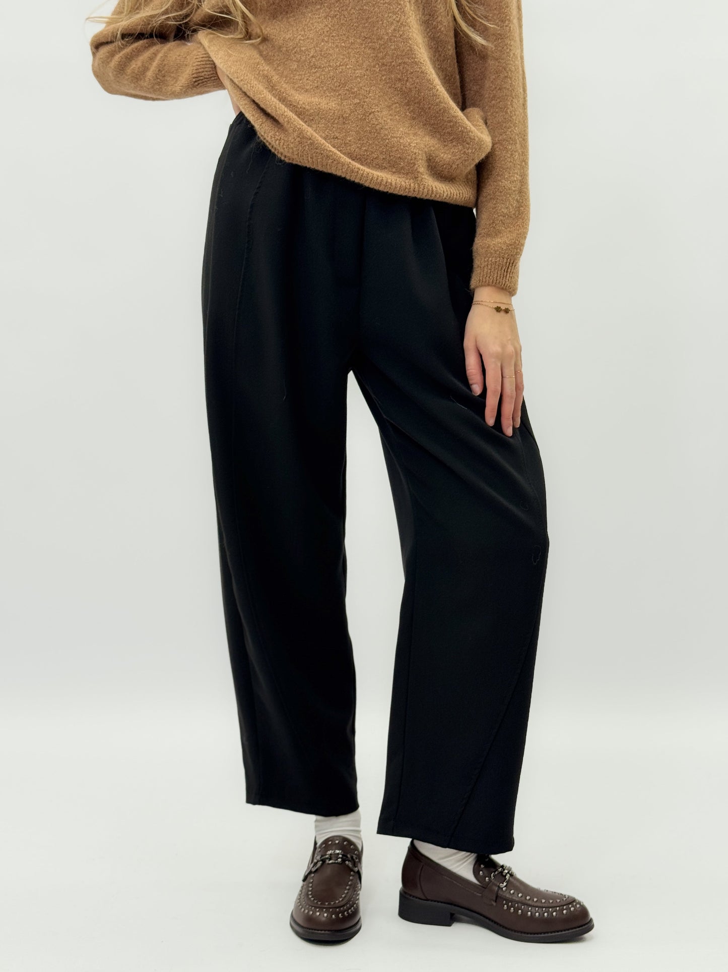 Pantalons amples avec taille élastique