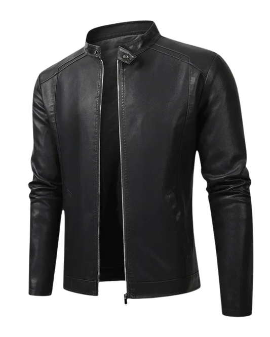 Veste en cuir pour homme élégante