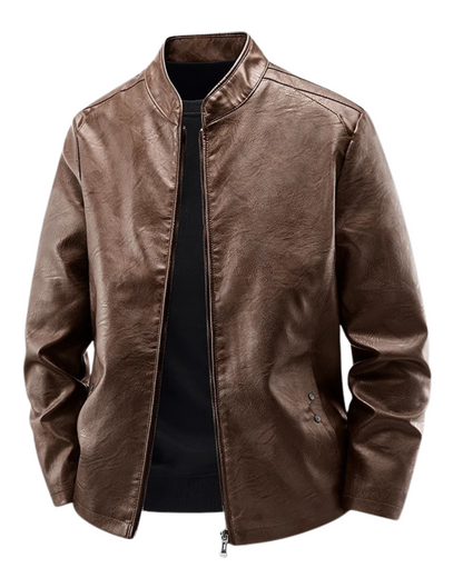 Veste en cuir motard
