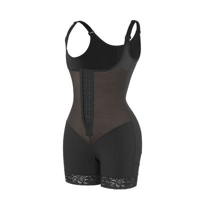 Felicia Short Powernet® - Body en Latex Aéré avec Poitrine Ouverte, Contrôle du Ventre et Compression Solide.