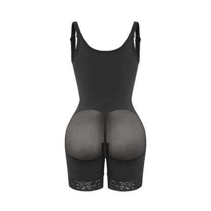 Felicia Short Powernet® - Body en Latex Aéré avec Poitrine Ouverte, Contrôle du Ventre et Compression Solide.