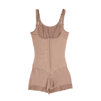 Felicia Short Powernet® - Body en Latex Aéré avec Poitrine Ouverte, Contrôle du Ventre et Compression Solide.