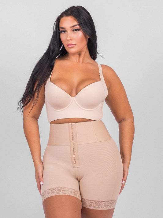 Jennica - Short Lifter de Fessiers 4 Baleines en Acier