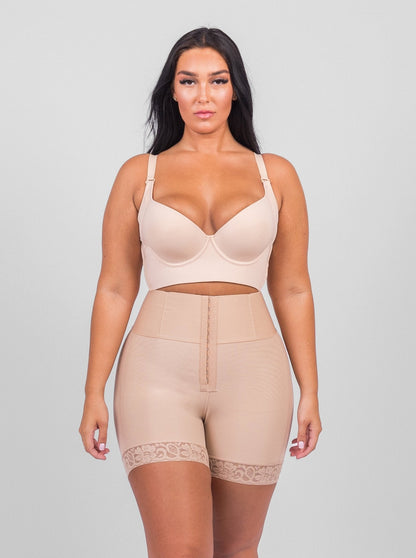 Jennica - Short Lifter de Fessiers 4 Baleines en Acier