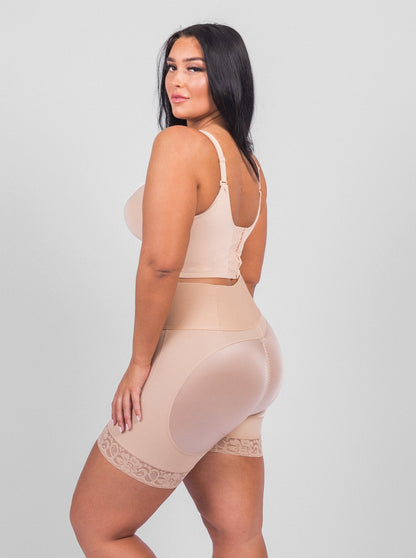 Jennica - Short Lifter de Fessiers 4 Baleines en Acier