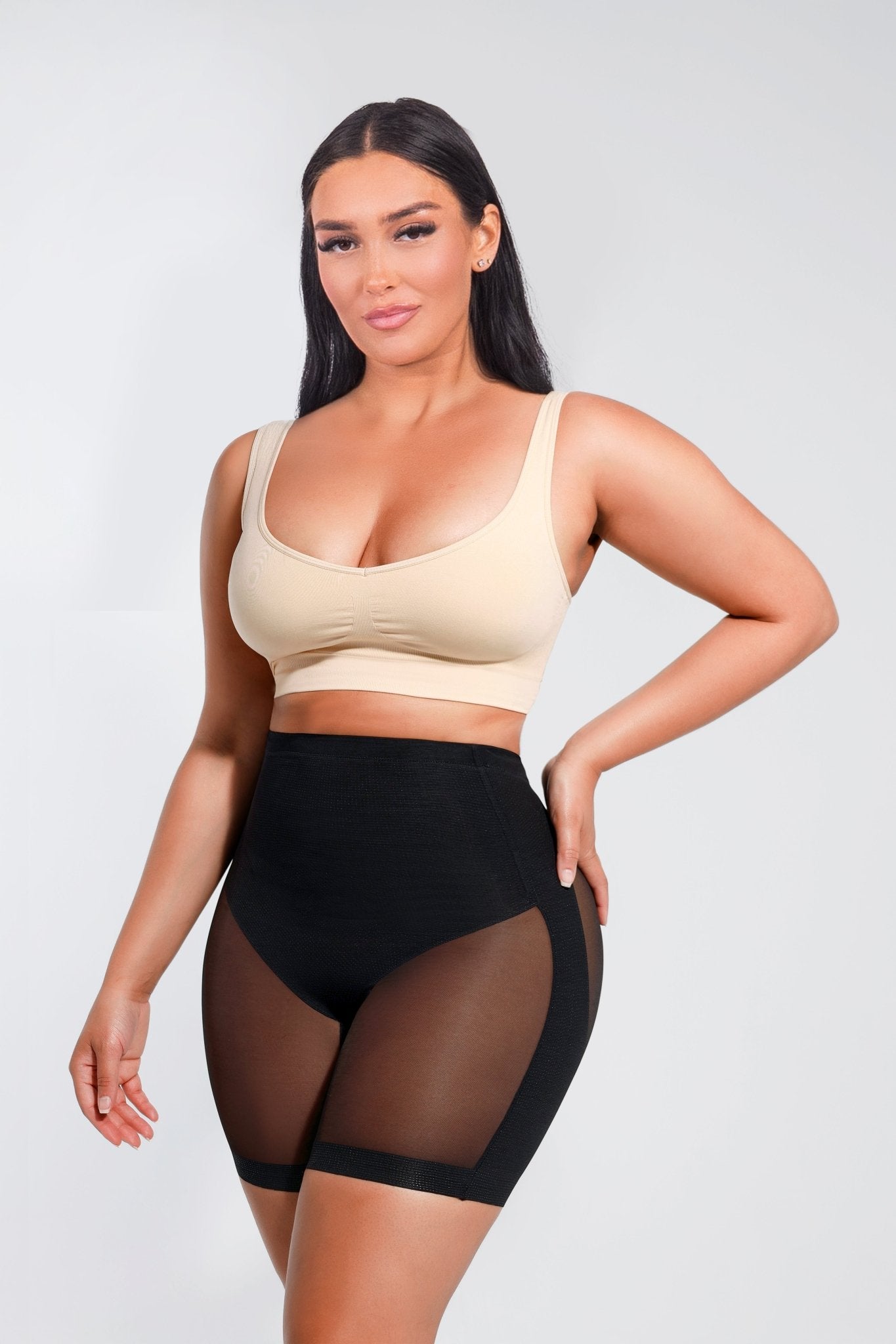 Madison - Shapewear Sculptant le Ventre Bas Dos en Mesh avec Effet Lifting des Fesses