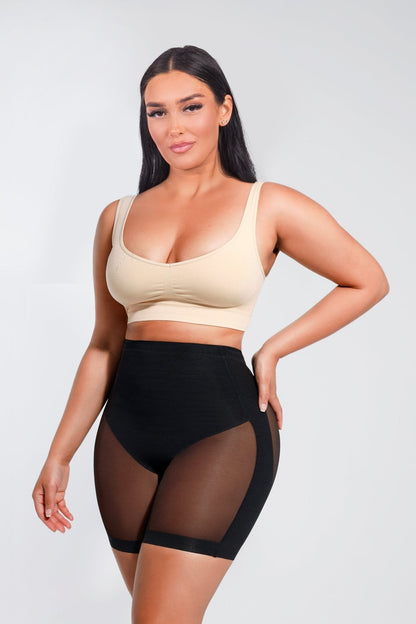 Madison - Shapewear Sculptant le Ventre Bas Dos en Mesh avec Effet Lifting des Fesses