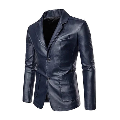 Veste en Cuir Business Casual