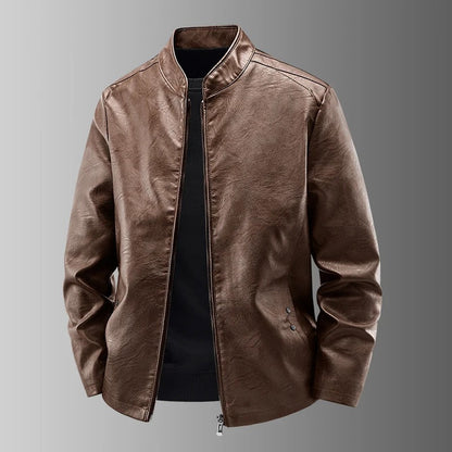 Veste en cuir motard