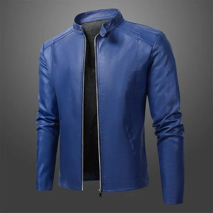 Veste en cuir pour homme élégante