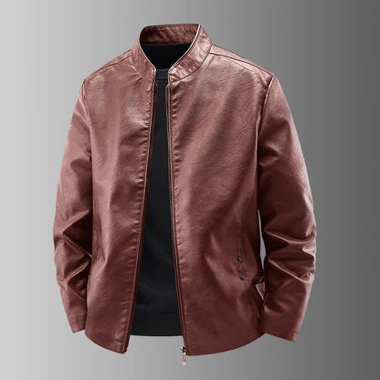 Veste en cuir motard